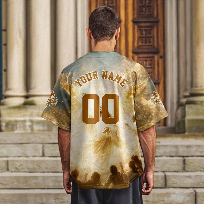 Child Of God He is Risen Baseball Jersey