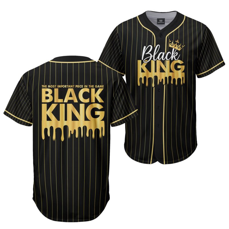 Black King The Most Powerful Baseball Jersey
